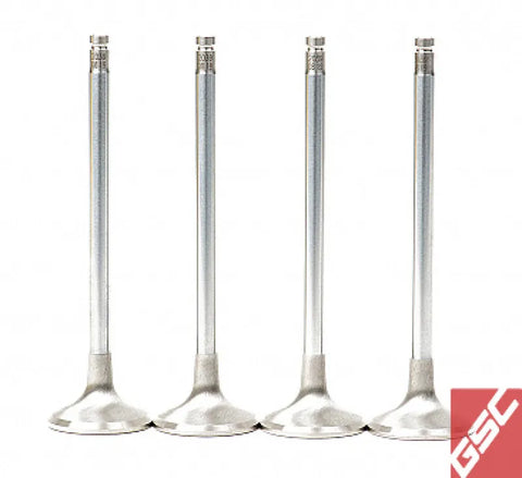 GSC Power Division GSC P-D Honda B-Series B16A/B17A/B18C Chrome Alloy Exhaust Valve 28mm Head - 6mm Stem - Set of 8...