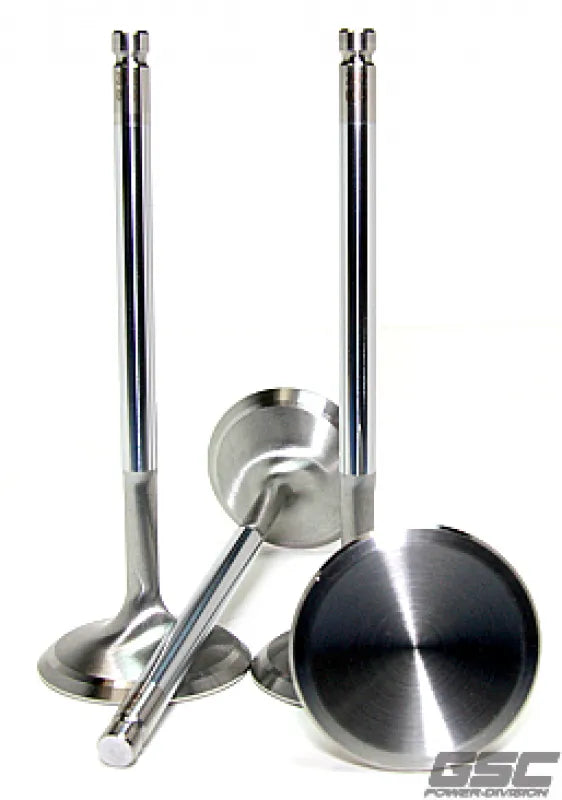 GSC Power Division GSC P-D Audi V10 5.2L 27mm Head STD 101.8mm Long Chrome Polished Alloy Exhaust Valve - Set of 10