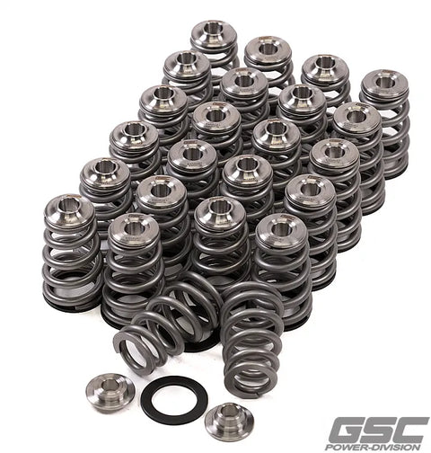 GSC Power Division GSC P-D Nissan GTR VR38DETT Single Conical Valve Spring & Titanium Retainer Kit (Race Only)