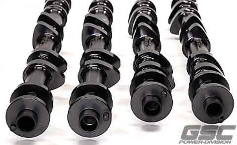 GSC Power Division GSC P-D Nissan VR38DETT S6 Camshafts 294/302 Billet (For Top End/Drag Race Methanol Fuel Only)