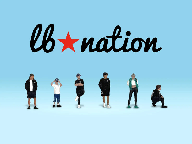 American Diorama 1:64 Figure Set: The LB Nation (6-piece set)