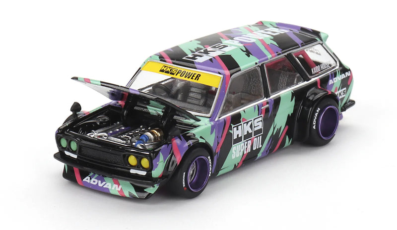 Mini GT 1:64 Datsun KAIDO 510 Wagon HKS V1