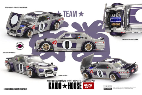 Mini GT 1:64 Nissan Skyline GT-R (KPGC10) Kaido Works V1