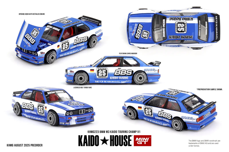 Mini GT 1:64 BMW M3 Kaido Touring Champ V1