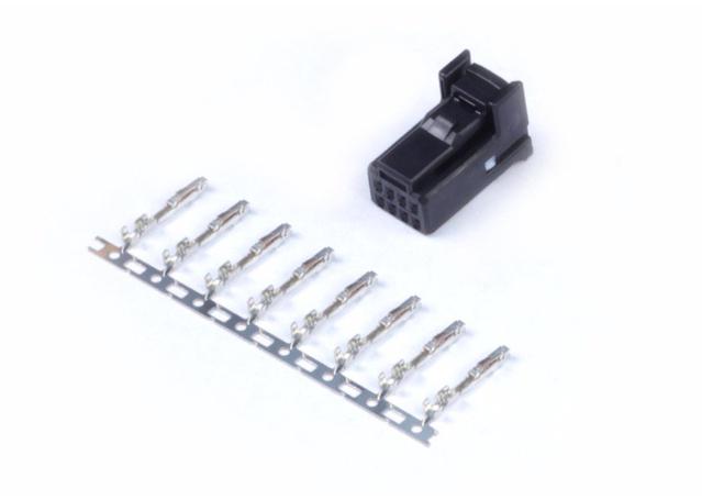 Haltech Plug and Pins Only 8 Pin Tyco Black HT-030003