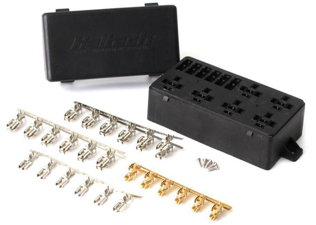 Haltech 6 Circuit Haltech Fuse Box with Lid and all