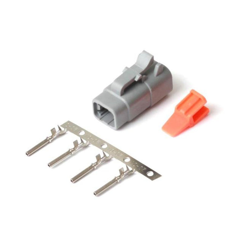 Haltech HT-031002 Plug and Pins Only - Male Deutsch DTM 4