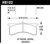Hawk Performance Hawk AP Racing 6 / Wilwood DTC-30 Brake Pads (image 3)