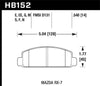 Hawk Performance Hawk 88-91 Mazda RX-7 1.3L 10th Anniversary 1 Piston Caliper Front ER-1 Brake Pads (image 3)