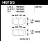 Hawk Performance Hawk 93-95 Mazda RX-7 Blue 9012 Front Brake Pads (image 3)