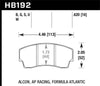 Hawk Performance Hawk AP Racing CP4567 / CP5040-10/11/12/13S4 / CP5100 / CP5108 / CP6760 DTC-60 Race Brake Pads
