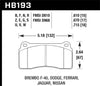 Hawk Performance Hawk 09-11 Nissan GT-R HPS Street Rear Brake Pads