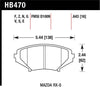 Hawk Performance Hawk 08-10 Mazda RX-8 Grand Touring/Sport/Touring / 04-07 RX-8 DTC-60 Race Front Brake Pads