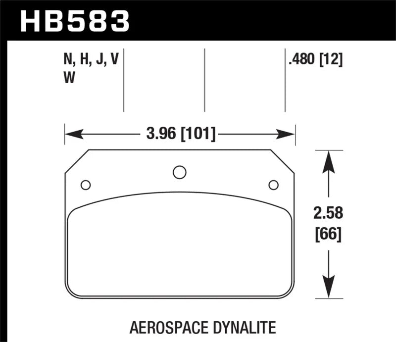 Hawk Performance Hawk Ferro-Carbon Black Powder Coat HPS Street Brake Pads - 12mm Pad Thickness