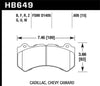 Hawk Performance Hawk 08-12 Cadillac CTS-V / 12 Jeep Grand Cherokee (WK2) SRT8 DTC-70 Front Race Brake Pads