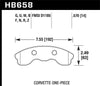 Hawk Performance Hawk 2010-2013 Chevy Corvette Grand Sport (One-Piece Pads) High Perf. Street 5.0 Front Brake Pads