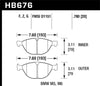 Hawk Performance Hawk 06-10 BMW M5/M6 Perf Ceramic Street Front Brake Pads