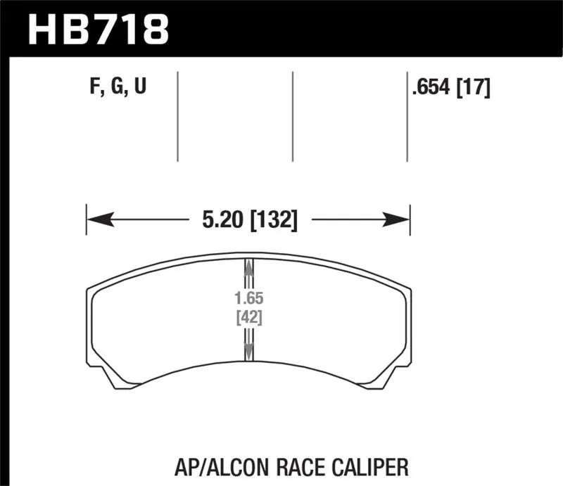 Hawk Performance HB718G.654 Hawk DTC-60 AP Racing/ | Kren Offroad NZ
