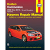 Haynes Repair Manual Suits Holden Commodore 06-17 41744