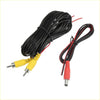 Black and red rca cable with yellow connectors for hd backup camera with 170 degree wide view for toyota rav4