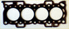 Black rubber head gasket with four circular openings and red border for 1.3 1.6 16v Daihatsu Hijet Feroza Rocky Charade