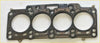 Black rubber head gasket with four circular openings and textured surface for crafter amarok 2.0 tdi bolts
