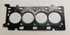 Black engine head gasket with four circular openings and matte finish for movano master x220d x250d navara nv400 2.3