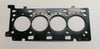Black head gasket with four circular openings and matte finish for movano master x220d x250d navara nv400 2.3 engine