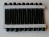 Black threaded hex head head gasket bolts neatly arranged in white tray for navara d22 d40 cabstar pathfinder np300 2.5 dci