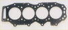 Black rubber head gasket with four circular openings and mounting holes for ford ranger mazda bt50 everest 2006 use