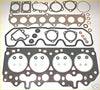 Black and red head gasket set with circular cutouts valve cover seals and o rings for defender discovery 2.5 200tdi
