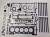 Black rubber head gasket set with metal bolts for Land Rover Discovery 2 1998–2004 engine repair