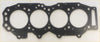 Black engine head gasket with four circular openings and rectangular cutout for ford ranger mazda bt50 2.5 td cdvi tdci