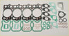 Set of metal head gaskets with black and green rubber seals and o-rings for range rover jeep cherokee frontera