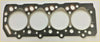 Black engine head gasket with four circular openings and silver metal border for shogun l200 l300 l400 pajero montero challenger