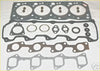 Set of black and metallic engine head gaskets with circular cutouts for toyota hi-lux surf dyna hilux hiace 2.8d 3l
