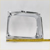Chrome finished rectangular head light door trim for toyota hilux 4wd 1988-1997 with sleek polished metal surface