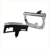 Chrome and black plastic headlight bezel trim set for toyota hilux 2wd 1987-1997 front light door replacement