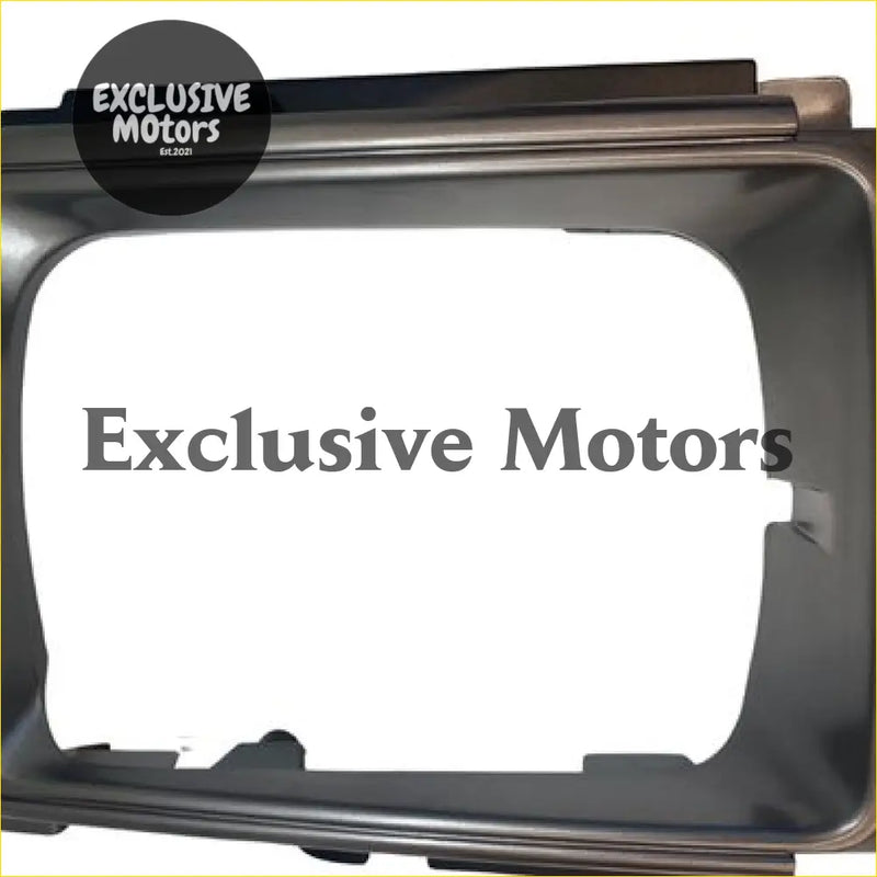 Black metal car stereo dashboard frame bezel in black for right hand side fit toyota hilux 1984-1998