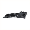 Black plastic front bumper fascia for ford f-150 2015-2017 showing the back side of the part