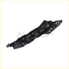 Black plastic headlight bracket set for ford f-150 2015–2017 with molded contours and mounting holes