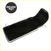 Black plastic dashboard cover with chrome trim for toyota land headlight case and front headlight cover glass