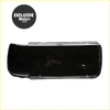 Black glossy plastic rear windshield cover with chrome trim for toyota land headlight case and front headlight cover glass