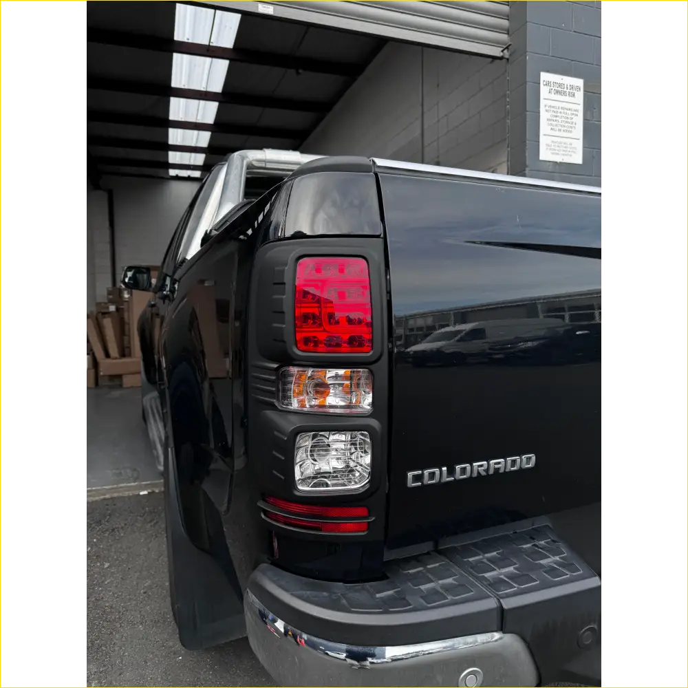 Headlight Covers and Taillight Holden Colorado 2012-2016 Matte - Plastic Trim