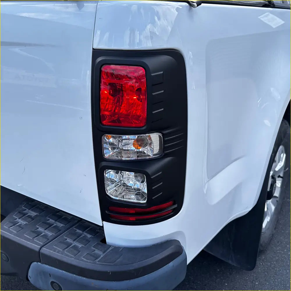 Headlight Covers and Taillight Holden Colorado 2016-2020 Matte - Plastic Trim