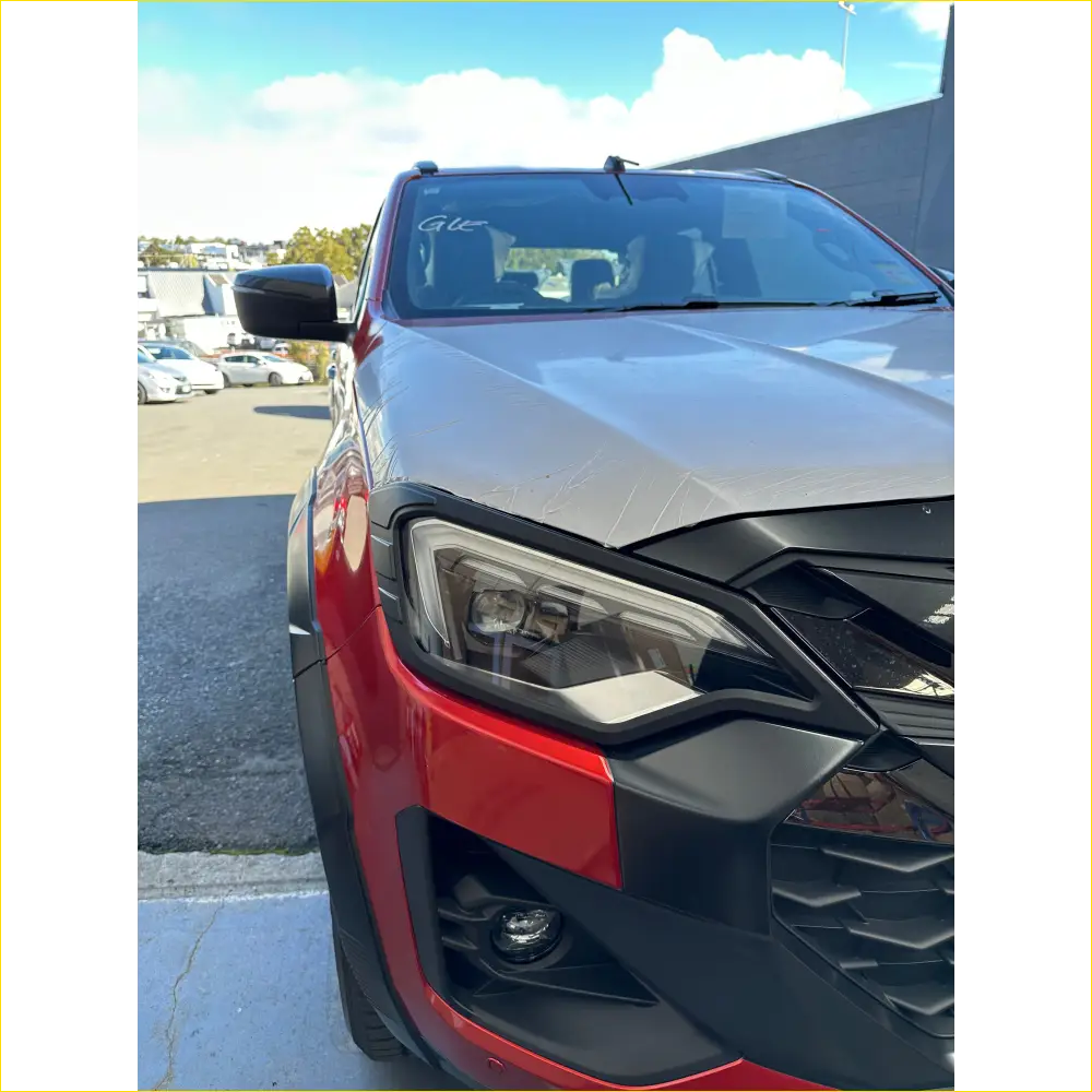 Headlight Covers and Taillight Isuzu D-Max 2024+ Matte Black - Plastic Trim