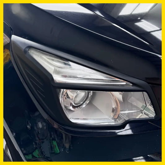 Headlight Covers Holden Colorado 2012-2016 Matte Black