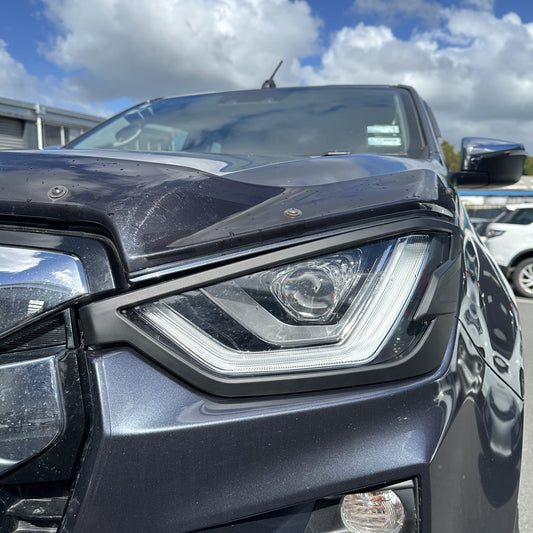 Headlight Covers ISUZU D MAX 2021-2023 Matte Black