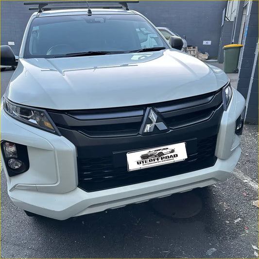 Headlight Covers Mitsubishi Triton 2019-2023 Matte black - Plastic Trim