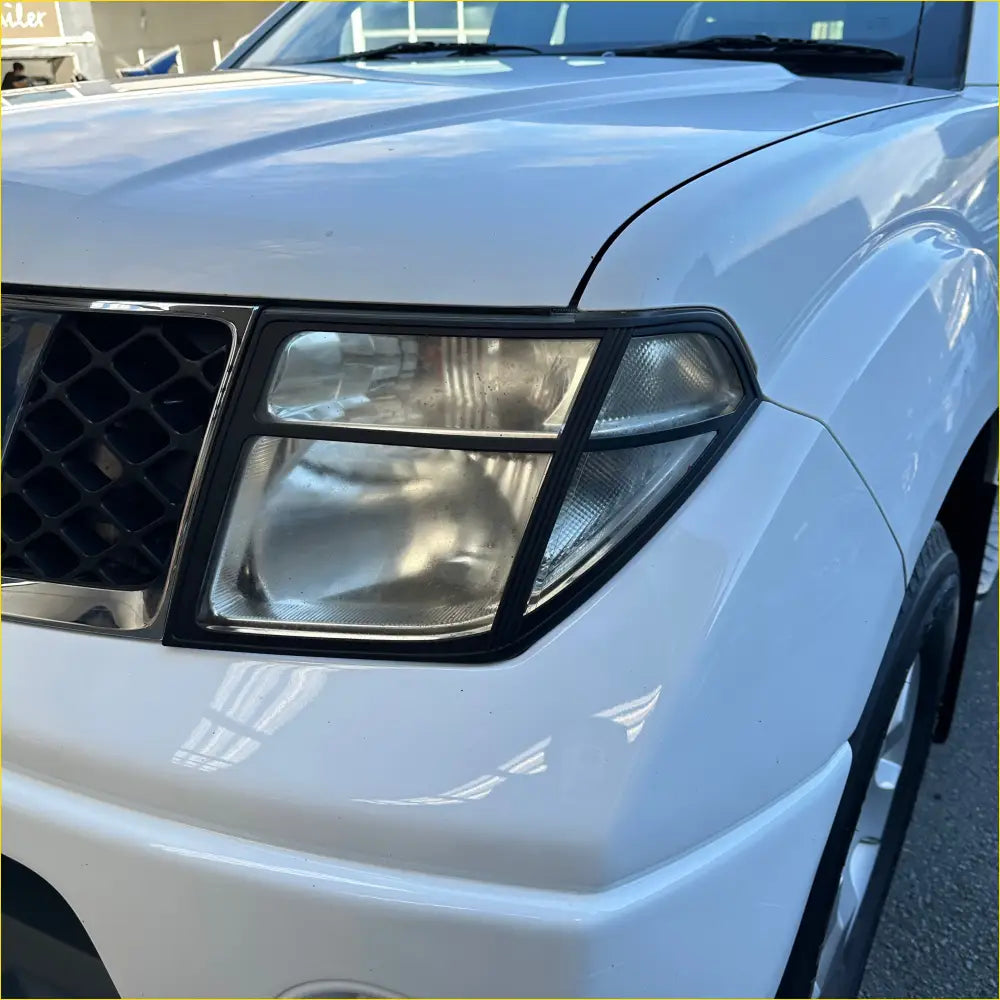 Headlight Covers Nissan Navara D40 2005-2015 Matte Black Thai model